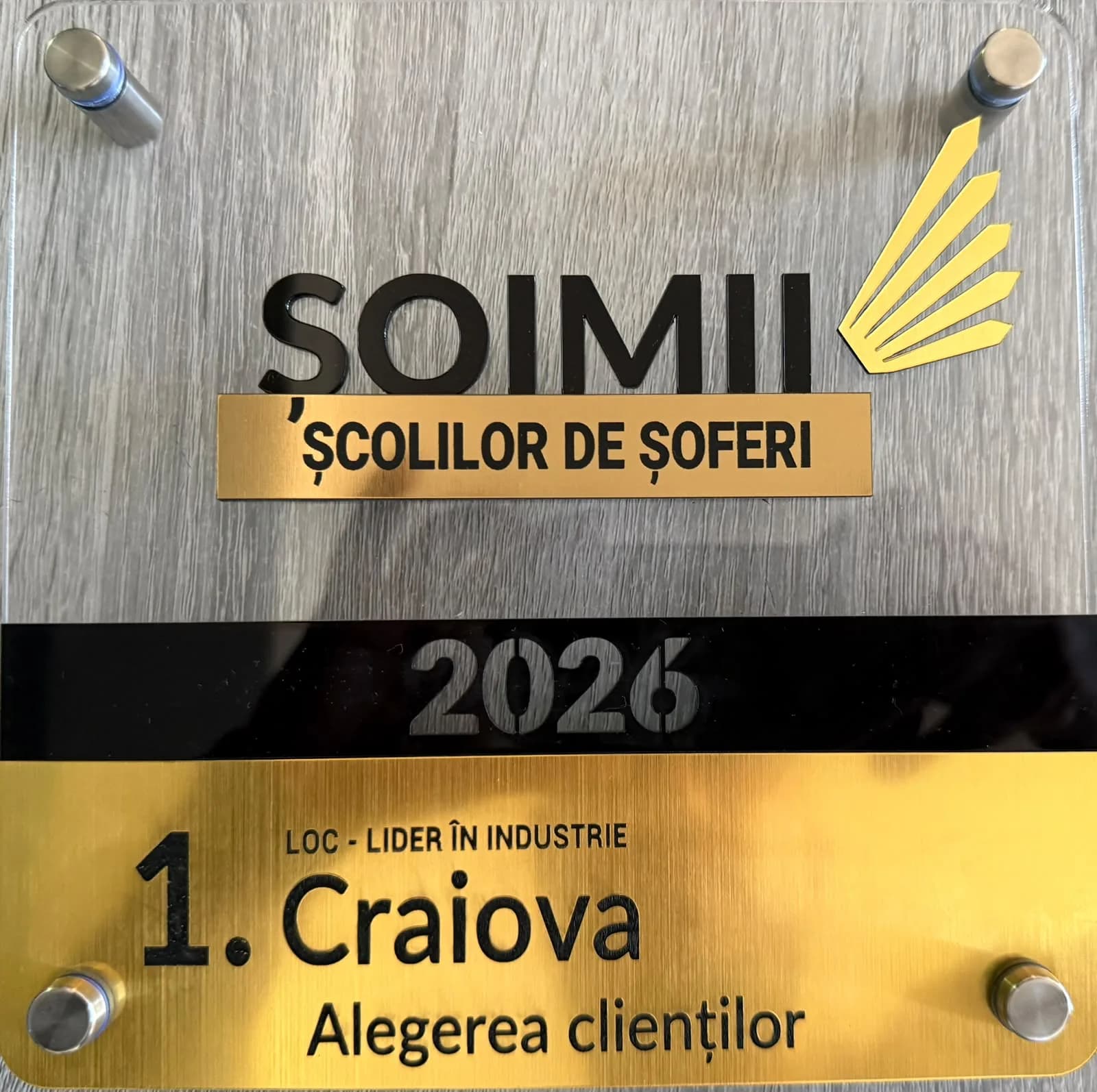Șoimii Școlilor de Șoferi 2026: locul 1 în Craiova